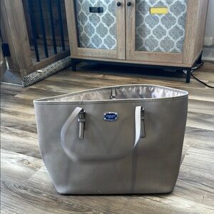 Elegant Taupe Tote Bag